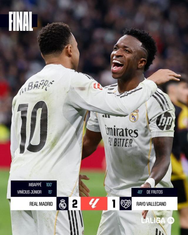 世界杯手机直播软件-【西甲】熊皇破门姆皇点射 皇马2比1绝杀巴列卡诺！